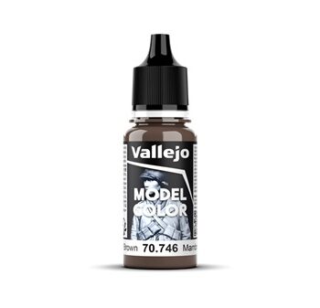Vallejo Maling Model Color: Matt  016  Chestnut Brown 18ml