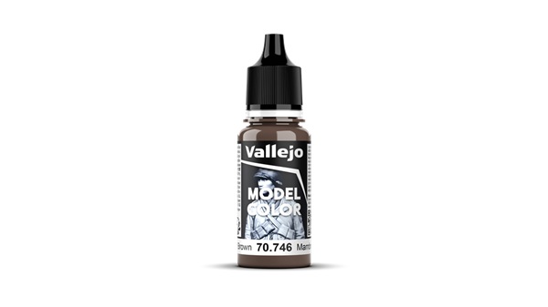 Vallejo Maling Model Color: Matt  016  Chestnut Brown 18ml