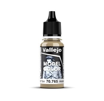 Vallejo Maling Model Color: Matt  140  Desert Tan 18ml