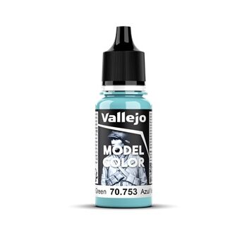 Vallejo Maling Model Color: Matt  068  Light Blue Green 18ml