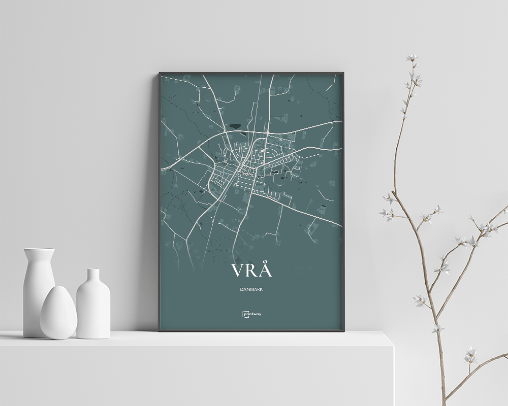 Vrå Plakaten Fuldt Kort Skovgrøn 70 100 Cm B1
