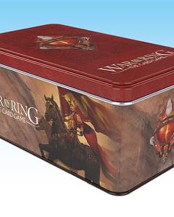 War Of The Ring: Tin Deck Box   Lommer  Sleeves : Shadow Red Bannerman Version