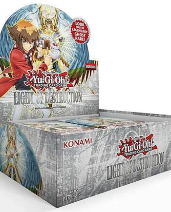 Yu-gi-oh  Booster Pakke Light Of Destruction  Unlimited  Booster Display Box Med 24 Pakker