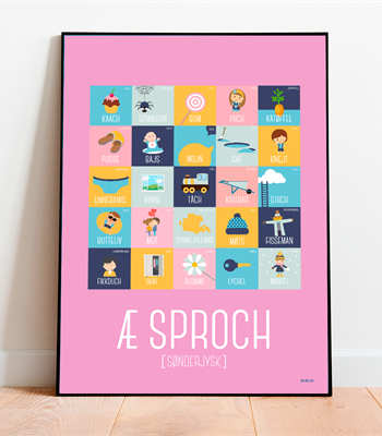 Sproch Plakat Lyserød
