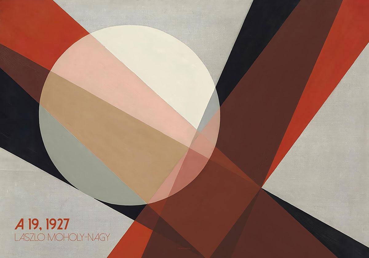 -19  1927 Bauhaus Plakat Af Laszlo Maholy Nagy