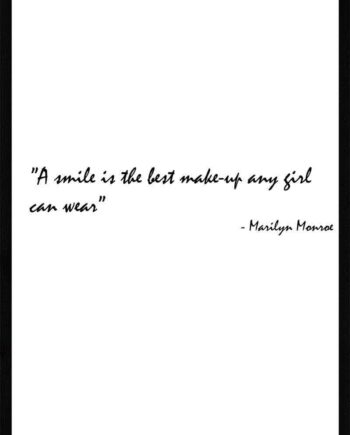 Smile Is Marilyn Monroe