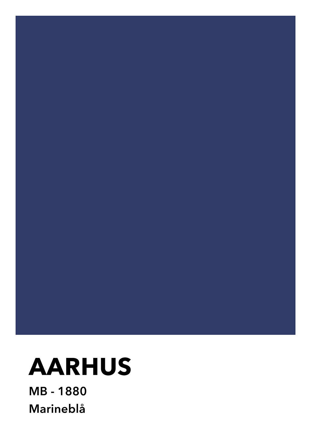 Aarhus Marineblå Af Olé Olé