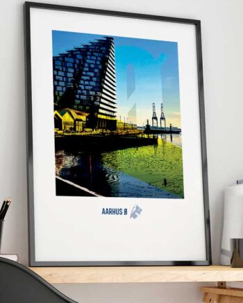 Aarhus  -byplakat Bassin   21   29    A4  Kr  199 -