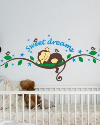 Abe Der Sover På Gren Wallsticker