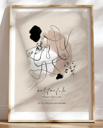 Abstrakt Kunstplakat Art Farfelu