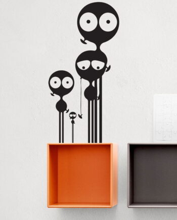 Afrikanske Figurer Wallsticker