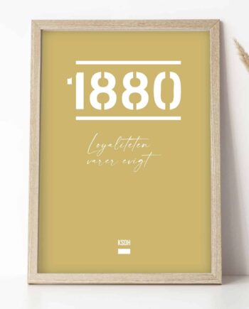 Agf-plakat 1880 Loyaliteten Varer Evigt 21   29    A4  Kr  199 -