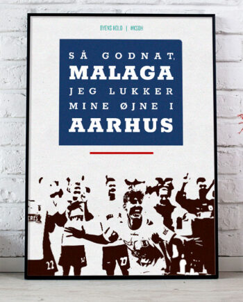 Agf-plakat Malaga 21   29    A4  Kr  199 -