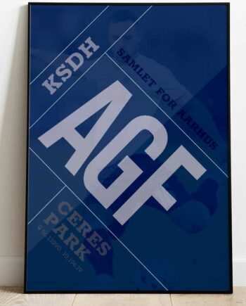 Agf-plakat Samlet For Aarhus 29     21 Cm  A4  Kr  199 -