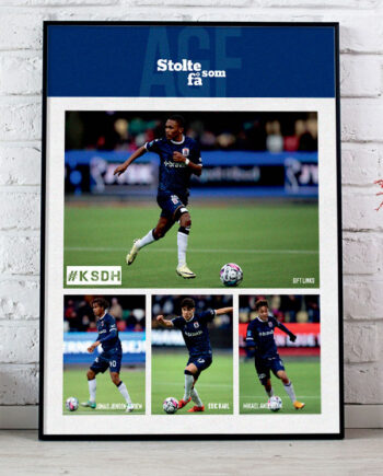 Agf-plakat   Spillere 21   29    A4  Kr  199 -