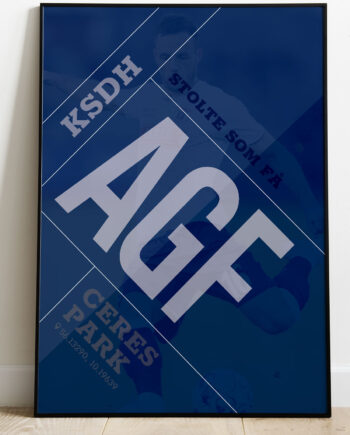 Agf-plakat Stolte Som Få 21   29    A4  Kr  199 -