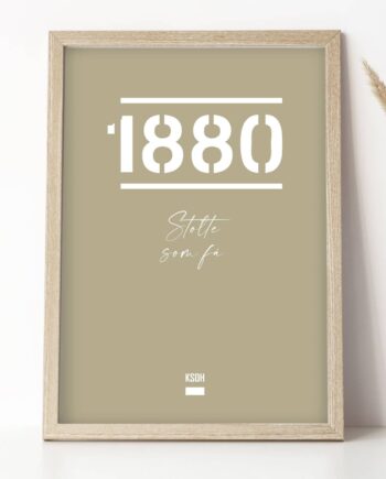 Agf-plakat 1880 Stolte Som Få 21   29    A4  Kr  199 -