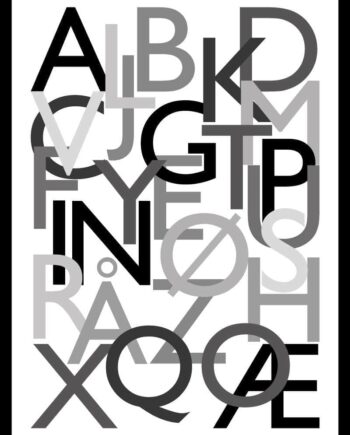 Alfabet Plakat   Citat Plakat   Postersbyus
