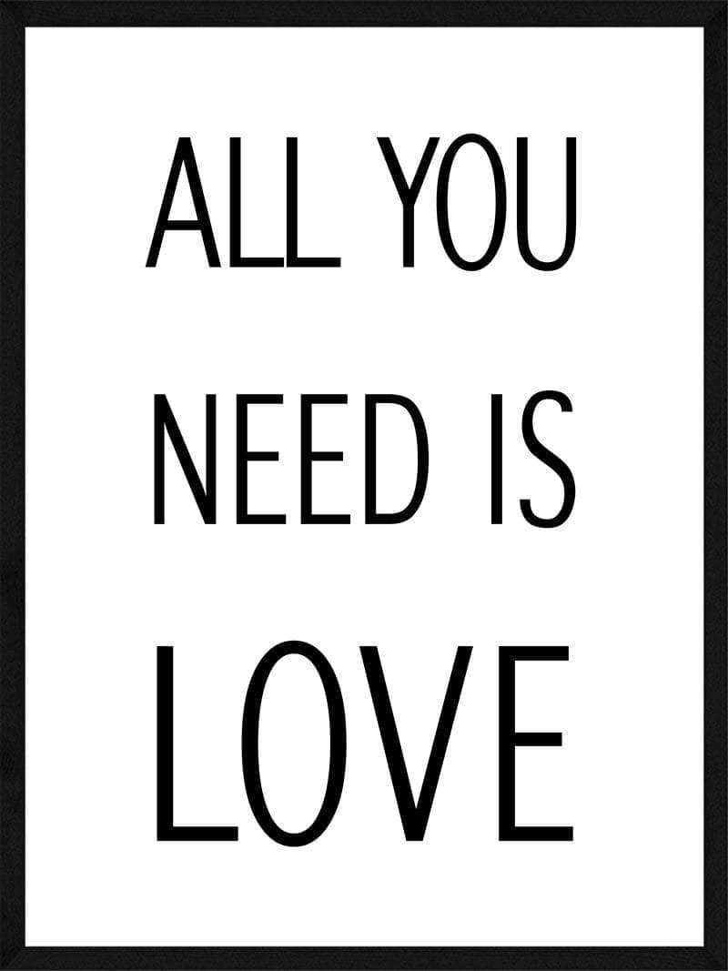 All You Need Is Love Plakat