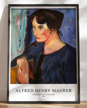 Allfred Henry Maurer Portrait Of   Woman