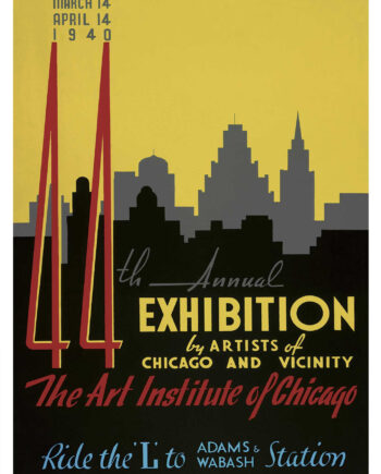 1940 Art Institute Of Chicago Event Af Vintage Vista Designs