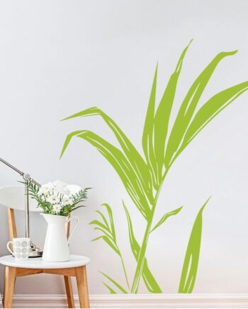 Bambusblade Wallsticker