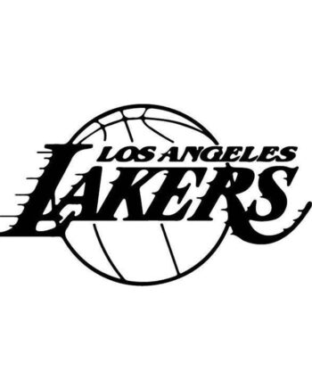 Basket Wallsticker  Los Angeles Lakers  30x52cm