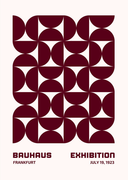 Bauhaus Plakat 112 Geometrisk Komposition
