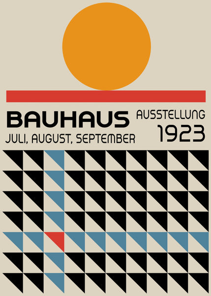 Bauhaus Plakat 88 Grafisk Arkitektur