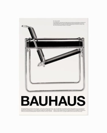 Bauhaus Plakat  The Chair  Clubsessel