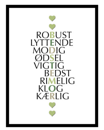 Bedstemor Citat Plakat