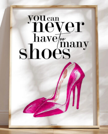 Bercool Plakat Med Pink Stiletter