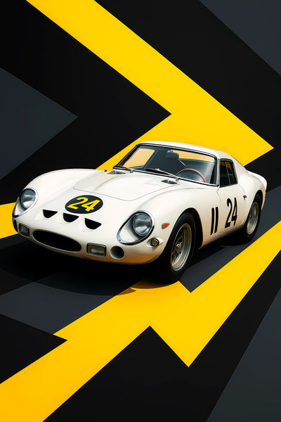 Bil Plakat 92 Ferrari 250 Gto