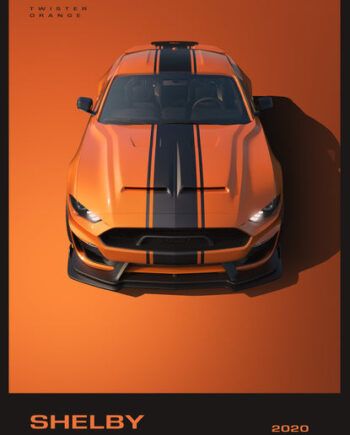 Bil Plakat 126 Shelby Super Snake  2020