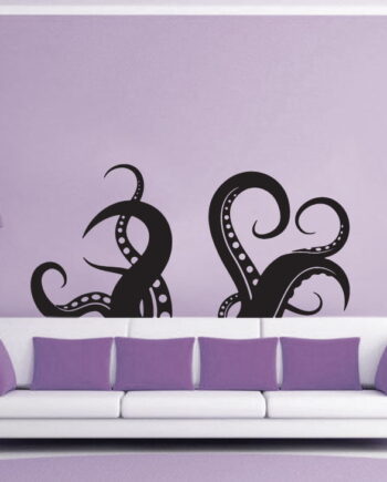 Blækspruttearme Wallsticker