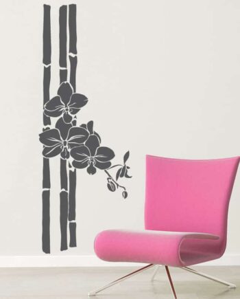 Blomstrende Bambus Wallsticker
