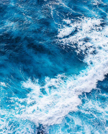 Blue Ocean Waves Af Rasmus Gundorff Sæderup