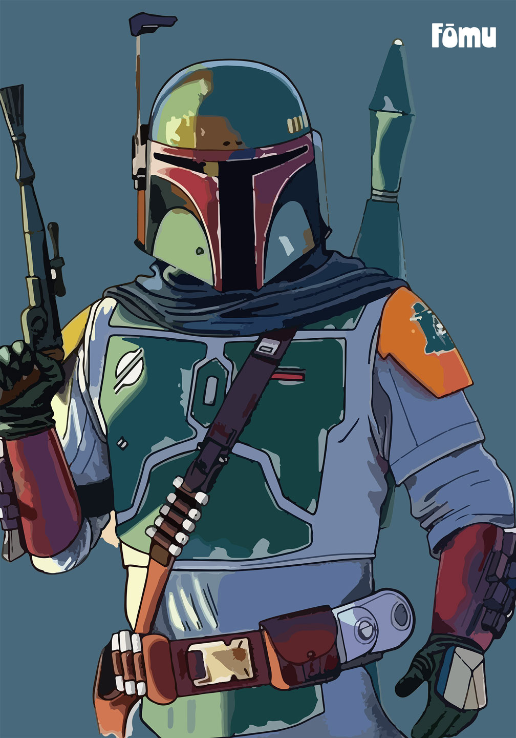 Boba Fett Af Få Mu Illustrations