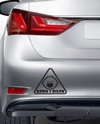 Børn   Bilen Wallsticker