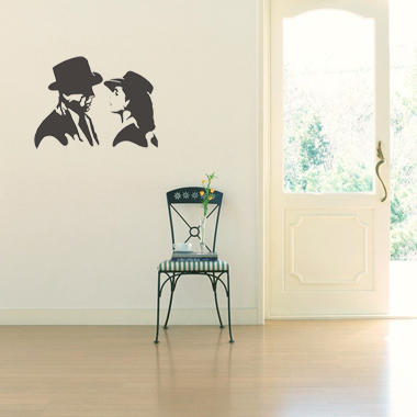 Bogart Wallsticker Af Jesper Haun  56x42 Cm