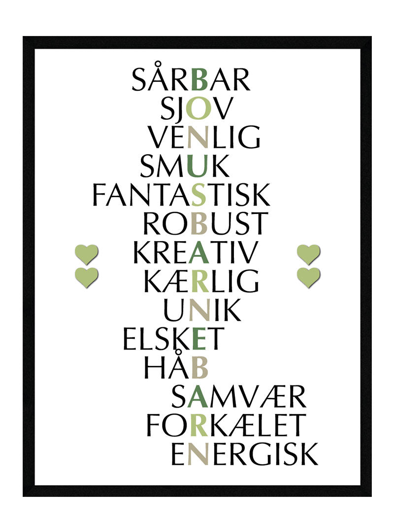 Bonusbarnebarn Citat Plakat