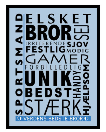Bror Citat Plakat