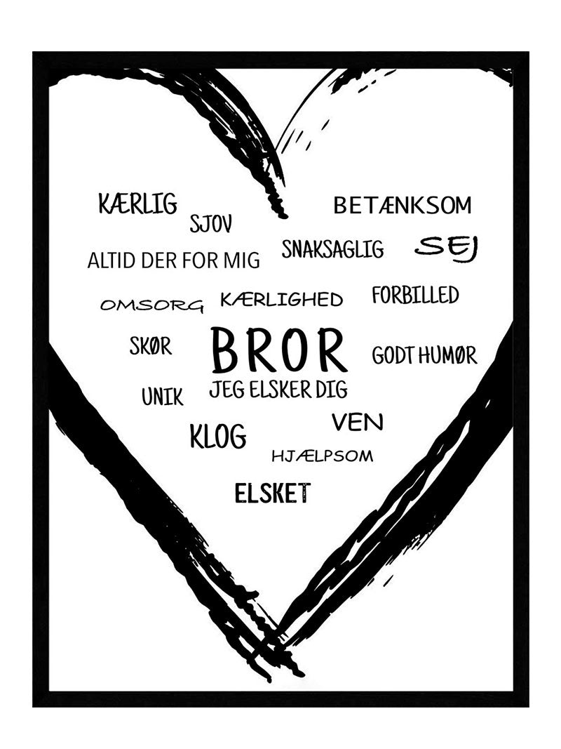Bror Hjerte Plakat