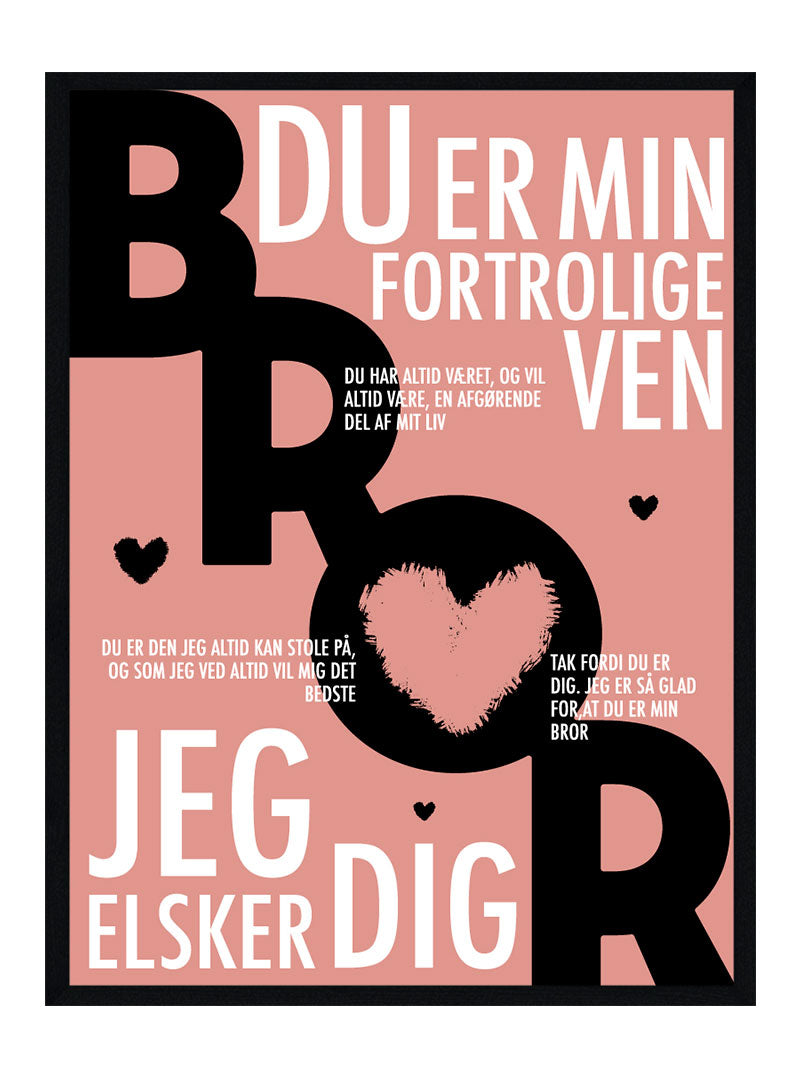 Bror Plakat Personlig Plakat