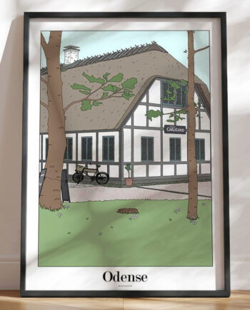 Byplakat Odense Restaurant Carlslund   Fruens Bøge Skov