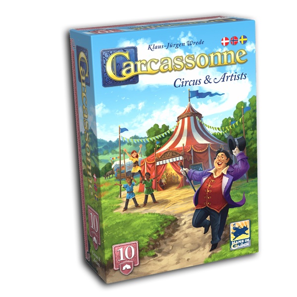 Carcassonne Dansk Udvidelse 10: Circus And Artists 2025