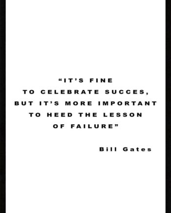 Celebrate Sucess Bill Gates Plakat