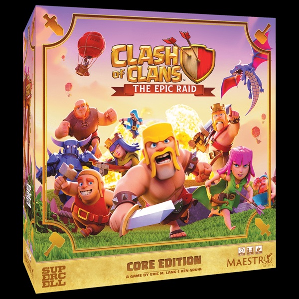 Clash Of Clans: The Epic Raid Core Edition Board Game