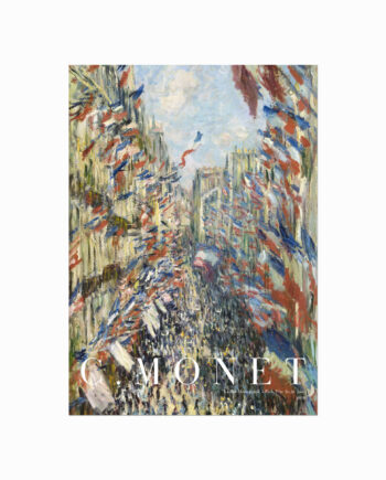 Claude Monet  La Rue Montorgueil