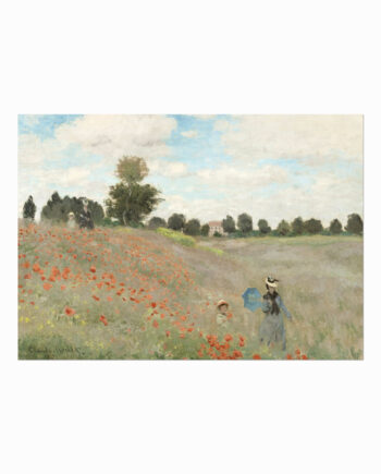 Claude Monet  The Poppy Field Near Argenteuil
